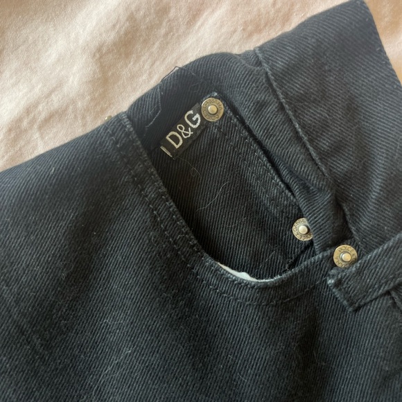 D&G black straight leg jeans - Picture 4 of 5